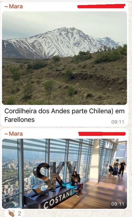 Print de aluna ou aluno: Mara, Cordilheira dos Andes